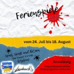 Anmeldung Ferienspiele 2023