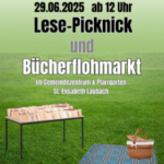 Lesepicknick und Bücherflohmarkt