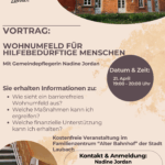 Vortrag: Wohnumfeld für hilfebedürftige Menschen