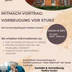 Mitmach-Vortrag: Vorbeugung vor Sturz