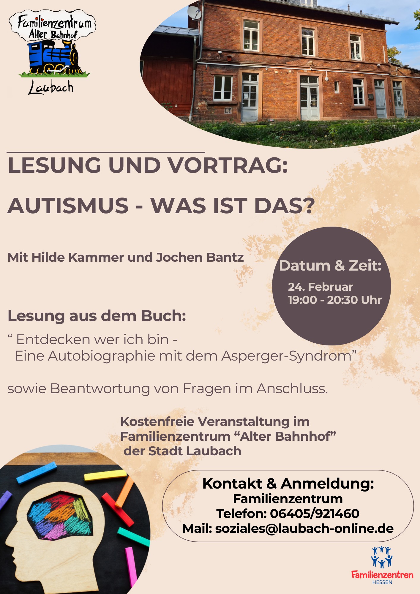 Lesung & Vortrag: Autismus - was ist das?