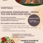 Vortrag: Gesunde Ernährung - jeden Tag ein bisschen mehr