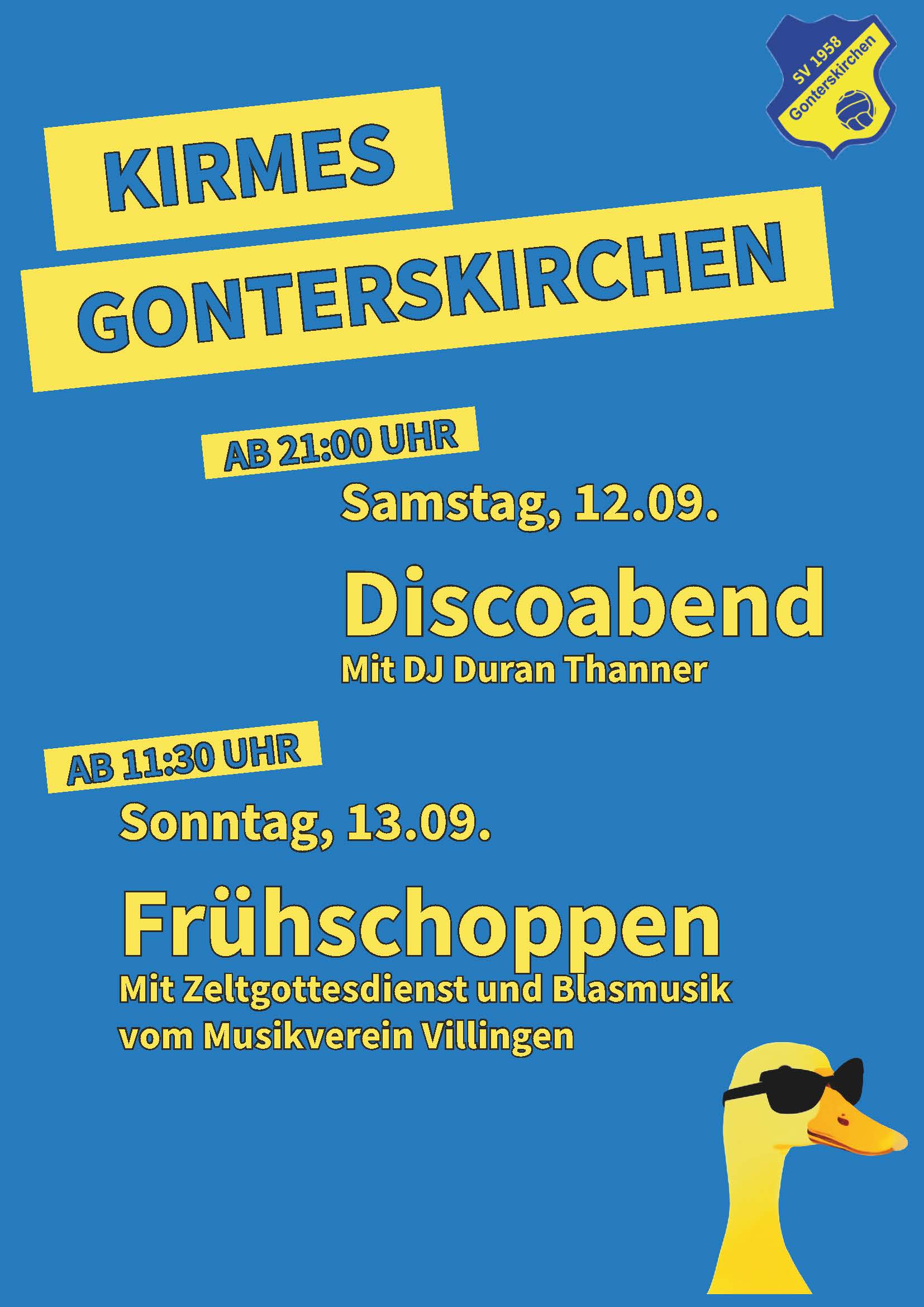 Kirmes Gonterskirchen "Discoabend"
