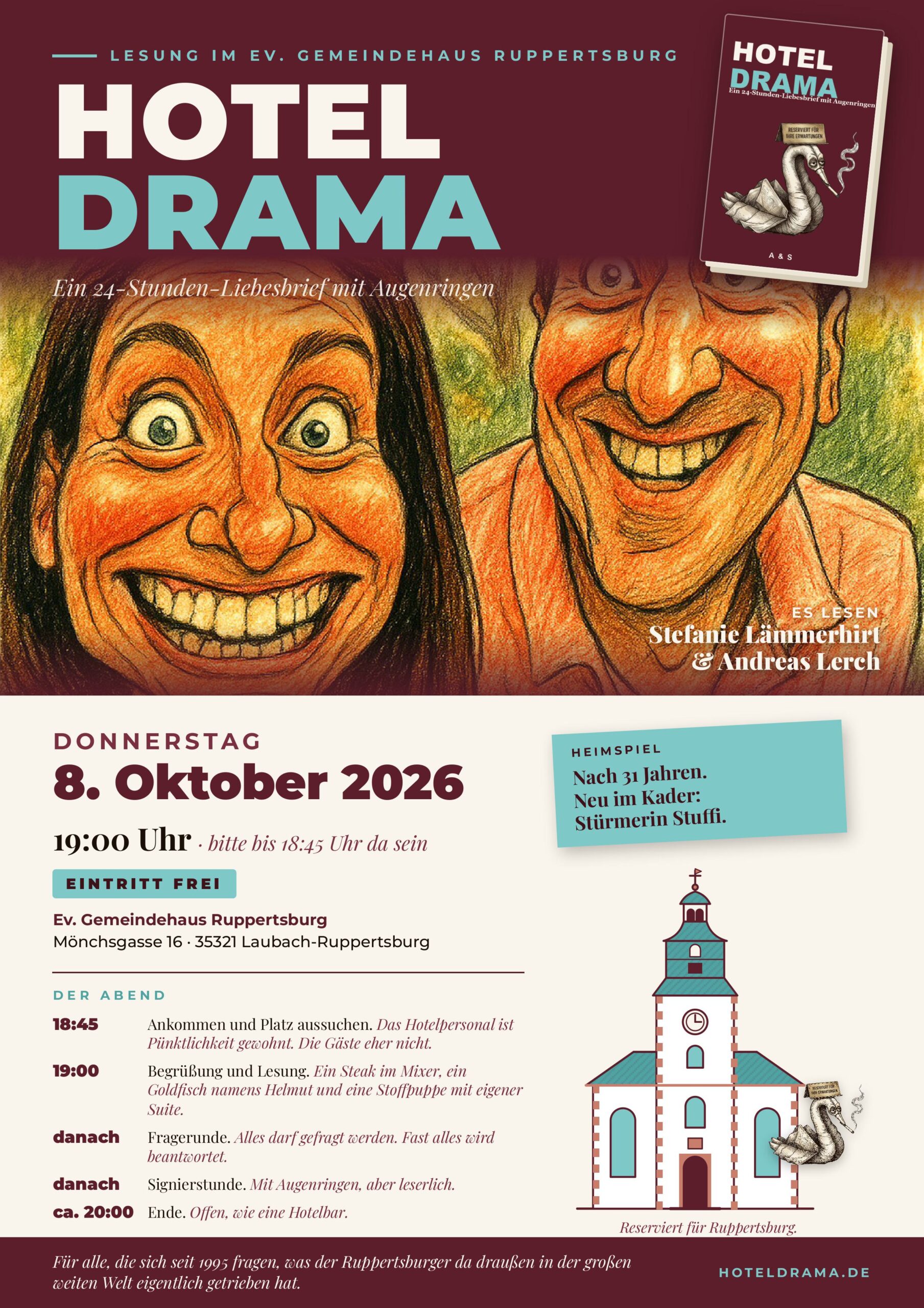 "Hoteldrama" Buchvorstellung in Ruppertsburg